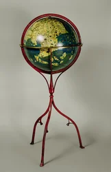 Terrestrische Globe, gemaakt in Neurenberg in 1492